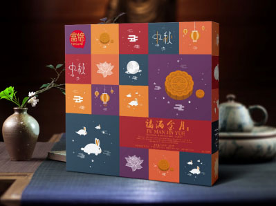 富錦福滿(mǎn)金月月餅